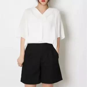 빅사이즈사랑해요 A414L206 반밴딩 면마 통반바지 HG (8715255A)