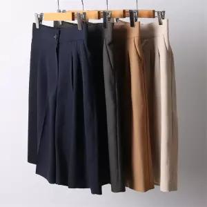 빅사이즈사랑해요 I806L206 핀턱뒤밴딩5부반바지 PE (8711149A)