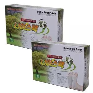 발건강 나이스팩 60포 발바닥 수액시트 힐링건강패치