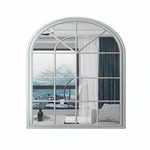 아치형 창문형 벽 레스토랑 거울 카페
