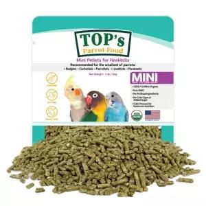 [애니몰파크]탑스오가닉 미니 중소형 펠렛 50g 앵무새 사료