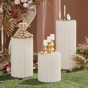 원통 40cm 높이 전시대 전시다이 30cm 신발 선반