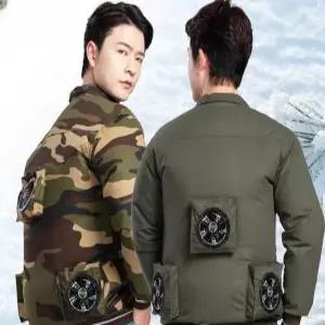 쿨링 쿨 현장 작업복 냉풍 운동 선풍기 냉각 용접 작업