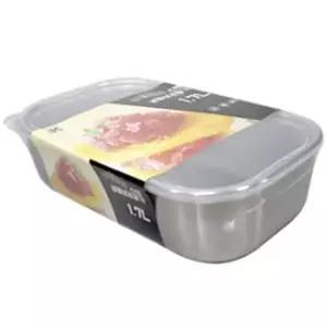 스텐 밀폐 용기 1.7L 반찬통 김치통 보관용기 직사각 김치통 찬기