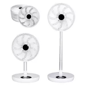 KC 접이식 선풍기 좌석용 리모컨 13인치 2중날개 18엽 키높이 자동 온도 센서