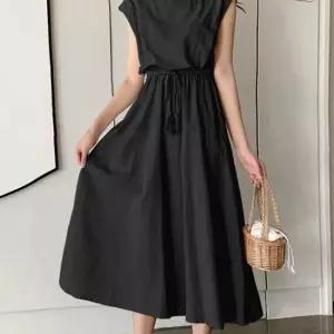 여름휴양지원피스 롱 원피스 린넨 루즈핏 여름 블랙