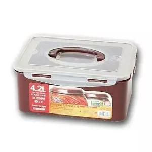 김치통 밀폐용기 반찬통 4.2L 보관 용기 찬기 김치통밀폐용기 스텐통