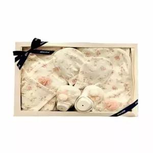 (압소바 의류) 로지배냇저고리 속싸개 손싸개 단말4종세트 26년여름신상 A1B10105K