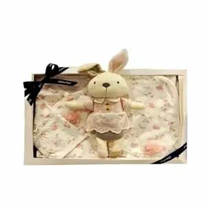 (압소바 의류) 로지 배냇저고리 속싸개 인형3종세트 26년여름신상 A1B10105I