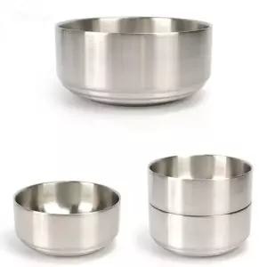 보온 보냉 스테인리스 이중벽 면기 후식 국수 그릇 떡국 비빔밥용