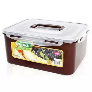 코미코모 컬러락 김치통 4.0L 보관용기 김치통 누름독 채소통
