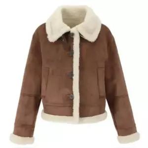 매장정품 SISLEY 시슬리 버클 하이넥 스웨이드 무스탕SALE80561 1188009