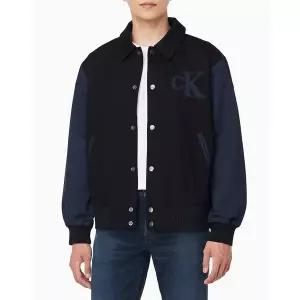 Calvin Klein Jeans 코튼 나일론 바시티 보머자켓4RD400G 978999