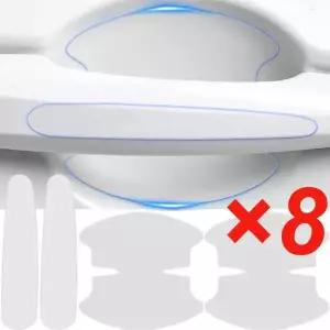 투명 자동차 문짝 핸들 스티커, 범용 보이지 않는 스크래치 방지 보호 스티커, 실리콘 자동 문짝 볼 보호