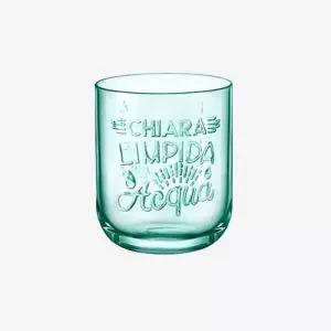 유리컵 395ml 홈카페 머그잔 그린 아쿠아