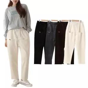 [하프클럽/셀러허브_여성트랜드패션]골덴바지 기모항아리바지 CO 융기모바