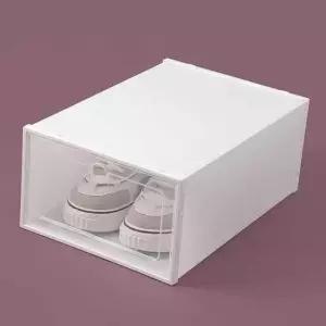 [생활] 신발정리함 화이트 차량용신발정리함 좁은현관신발장