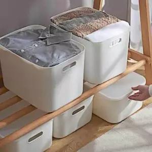 [생활] 바구니 지 대형 화이트 스 옷정리함 펜트리