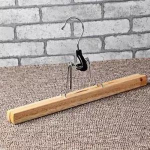 [생활] 원목 바지걸이 바지집게 다용도걸이 나무바지걸이