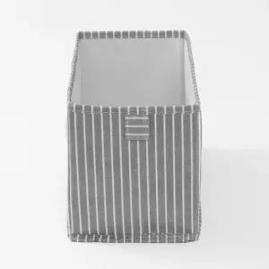 [생활] 오픈형 옷수납함 수납정리함 부직포수납함 그레이