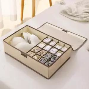 [생활] 칸칸 리빙박스 속옷정리함 17칸 양말정리함