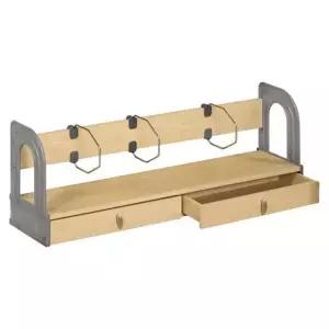 [셀러에이드]원목 책꽂이 800mm 가로 수납 선반 책정리 인테리어 원목 가구 좁은