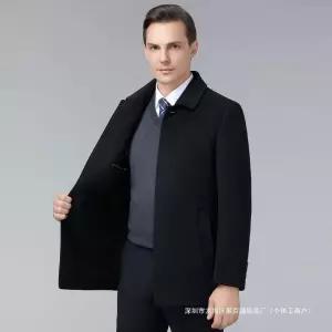 남친 하프 울 캐주얼 센스있는 코트 양면 캐시미어 노파마 클래식 비즈니스 재킷 DUCHI1