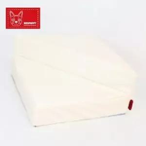 [반려] 삼각 밀런펫스텝 라이트아이보리 레드퍼피 강아지계단 강아지쿠션