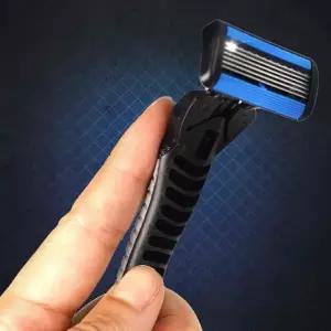 6중날 일회용 면도칼 면도기 면도날9개 세트          RAM