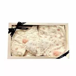 (압소바 의류) 로지 배냇슈트 속싸개 손싸개 3종세트 (26년여름신상) A1B10110E