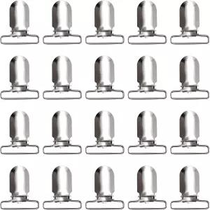 레이투어 20피스 남성용 서스펜더 클립 헤비 듀티 침대 시트 패스너 및 스트랩 홀더