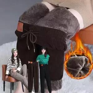 [하프클럽/셀러허브_여성트랜드패션]기모골덴바지 고듀로이팬츠 융털바지