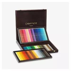 까렌다쉬 파블로 유성색연필 120색 우드케이스 세트