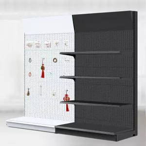 타공진열대 타공판 인테리어 선반 원목 수납 타공보드