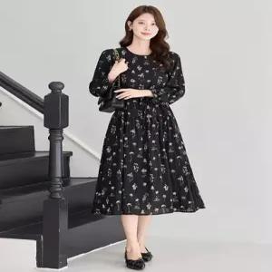 플라워 셔링 스트링 롱원피스_M2603OP029A