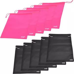 코스모스 10개 여행용 신발 가방 정리함 파우치 보관 끈 포장 이중 드로스트링 잠금장치의 방진 부직포 두