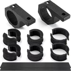 WSays ATV UTV 라이트 바 마운트 1 /1.5 /1.75 /2 클램프 수평 원형 튜브 브래킷 키트 불 바/루프 랙/롤