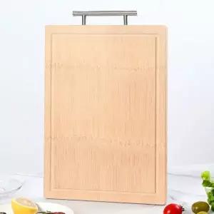 [콩심팥심]도마 대나무 우드 45x32cm T핸들 주방 도마