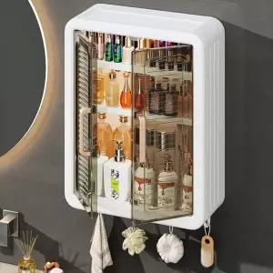 [콩심팥심]욕실 수납장 미니 폴딩 수건 정리함 다용도 보관함