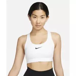 NIKE 나이키 DX6822-100 스우시 미디엄 서포트 패드 스포츠 브라 W - 화이트:스톤 모브:블랙 950245