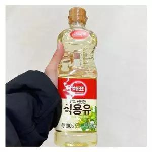 해표 맑고신선한 식용유 0.9L x 2개 a33862