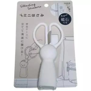 일본 마그네트 토끼가위 화이트 미니 휴대용 현관 냉장고 부착