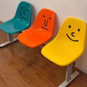 야외벤치 버스정류장 의자 대기용 카페 2인용 블랙 문구점