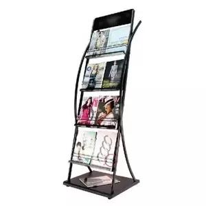 삼화 철제 카다로그스탠드 규격 CS 312L 2열 4단 A4 리플렛꽂이