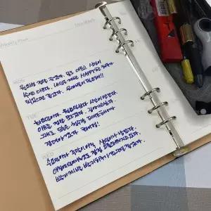 6공 A5 다이어리 위클리 속지