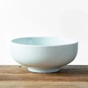 ( )이천도자기 조각목단 우동기 면기 18.5cm 그릇 식기 라면기 플레이트