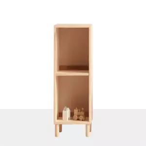 심플2칸 뒷면없는수납장 정리정돈수납장