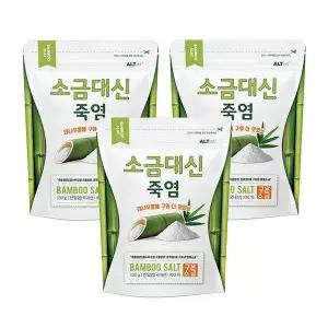 소금대신 죽염 천연 소금 건강 관리 선물 150g x 3 MNA