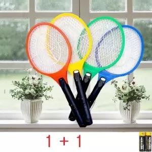 추천상품 it 건전지포함1+1 건전지모기채 3중 전기모기채 파리채 모기채