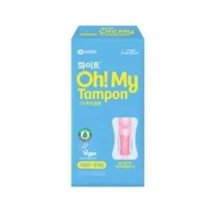 화이트 탐폰 생리대 순면 오마이탐폰 레귤러 8개입 X 1EA MNS